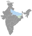 Inde • |-0600/-0300| • dynastie Lichchhavi: carte